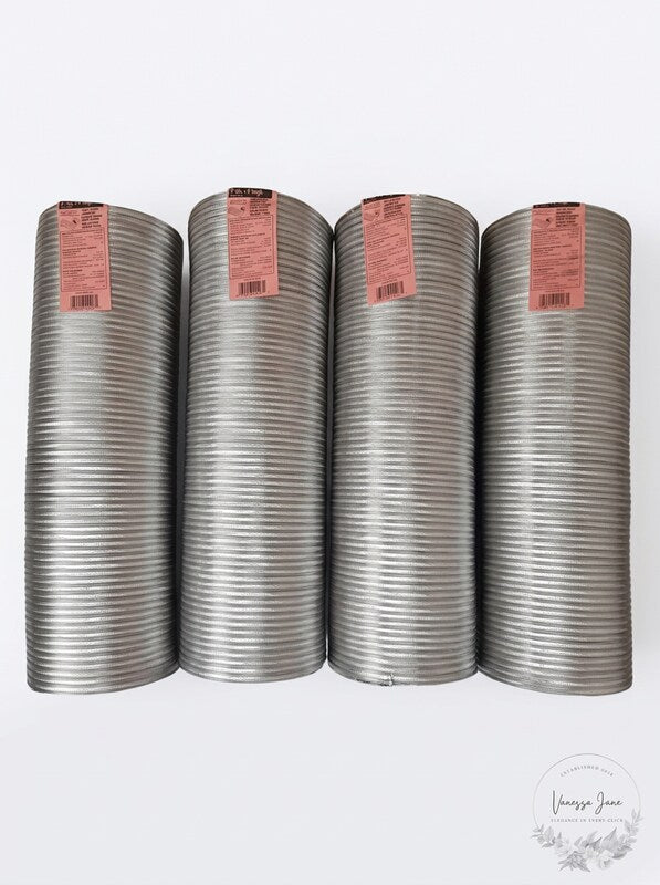 Deflecto Semi-rigid Flexible Aluminum Duct (6 Dia X 8ft)