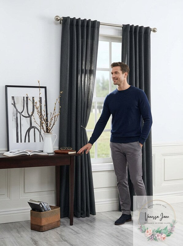Light Filtering Back Tab Curtain Panel