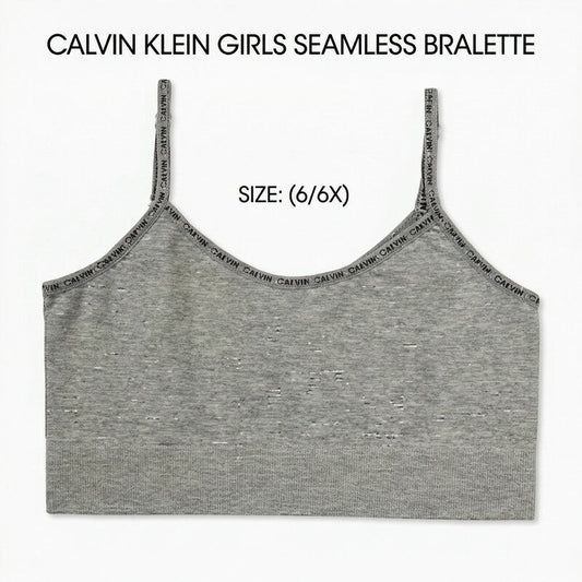 Calvin Klein Girls Seamless Bralette-Size (6/6X)