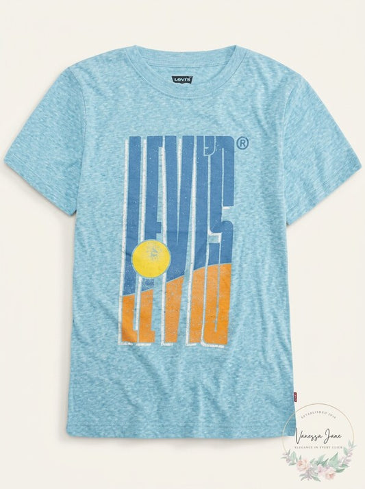 Levis Boys Endless Levis Logo T-Shirt, Size 6