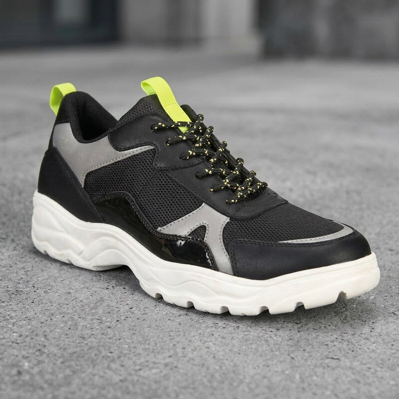 Kingside Mens Size 12M Geoffrey Dad Sneaker Black Grey Neon