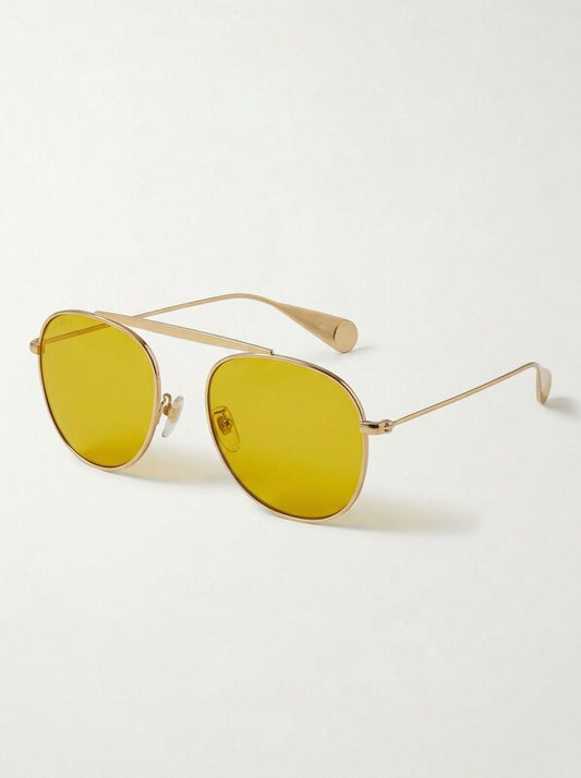 Lyndon Leone Womens James Mirrored Aviator Sunglasses