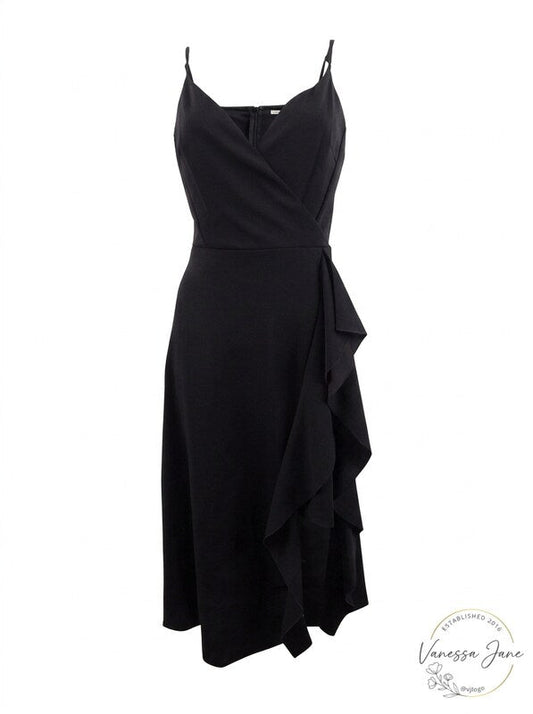 Rachel Rachel Roy Womens Plus Size Ruffled Faux-Wrap Dress, Size 20W
