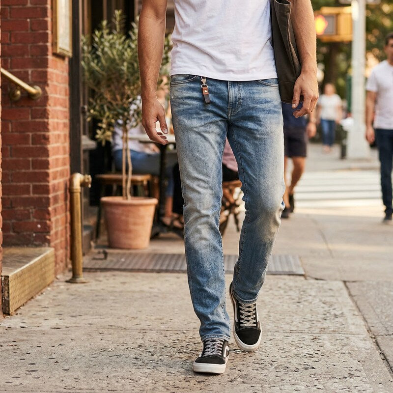 Buffalo David Bitton Mens Ash-x Tapered Jeans, 36x30