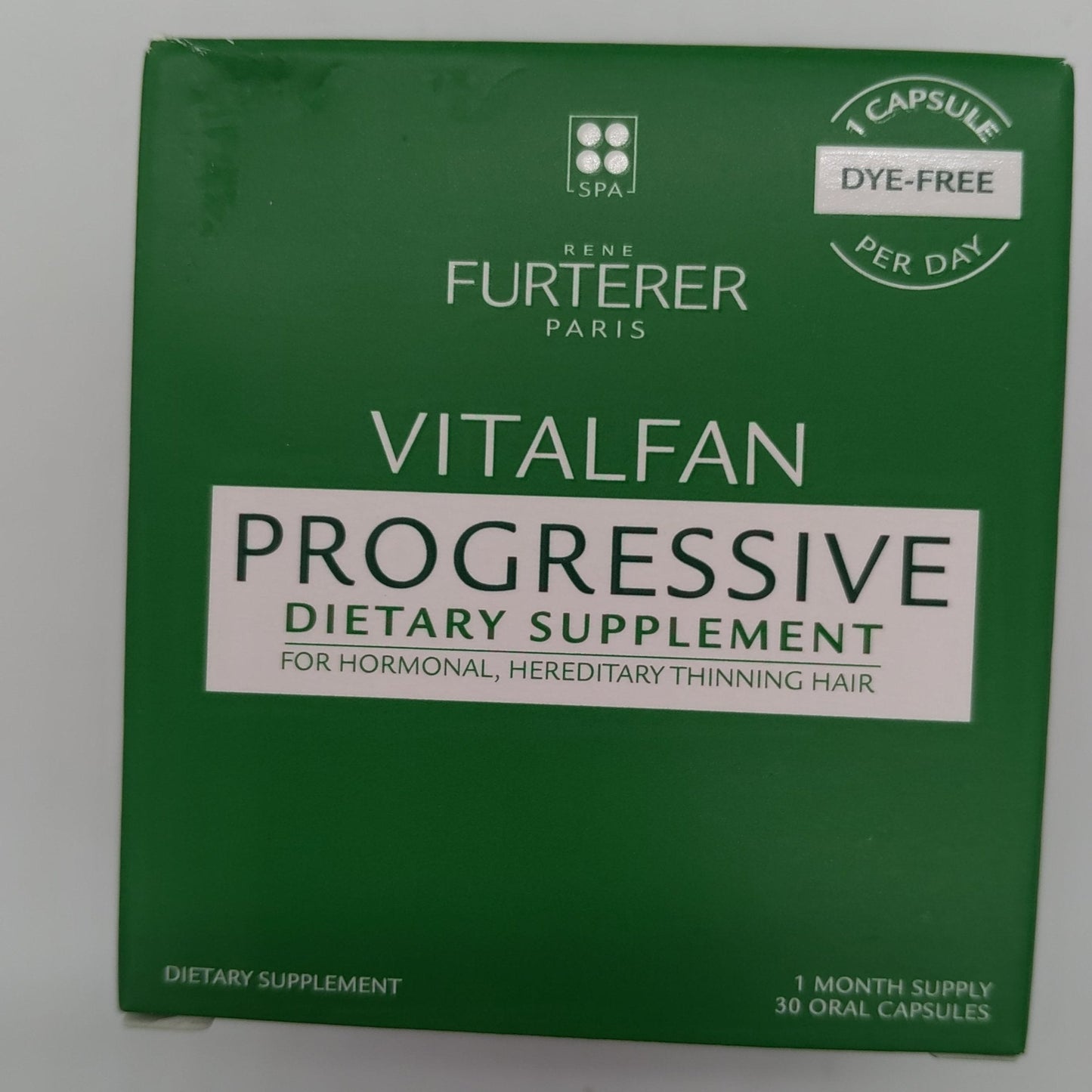 Rene Furterer Vitalfan Progressive Dietary Supplement For Hormonal Hereditary Thinning Hair  30 Oral Capsules