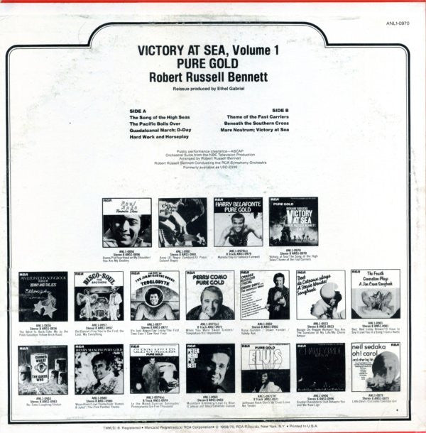 Victory At Sea Volume I | Near Mint (NM) Very Good Plus (VG+)