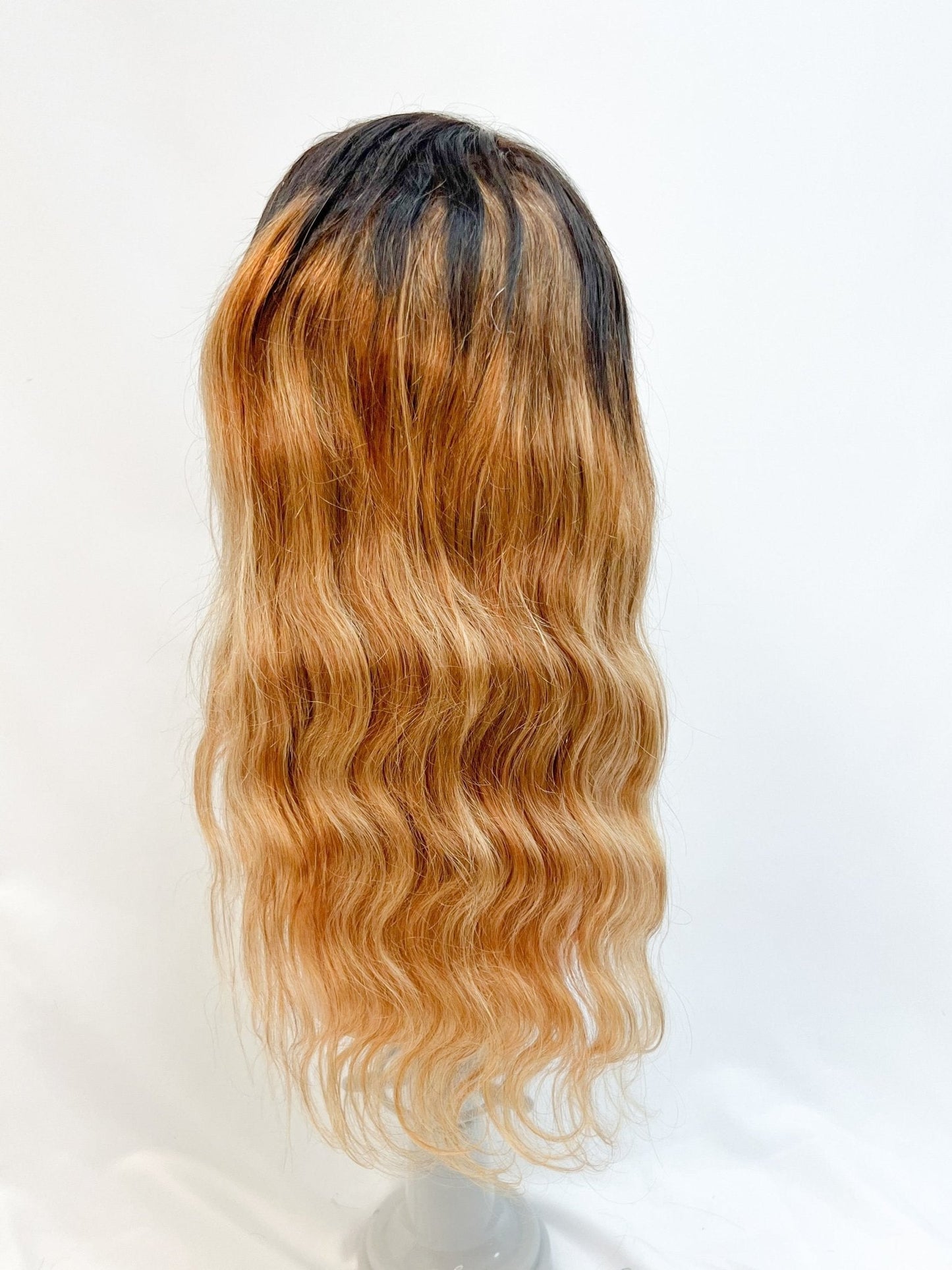 Rio Human Hair Body Wave  Front Lace Wig - Gold