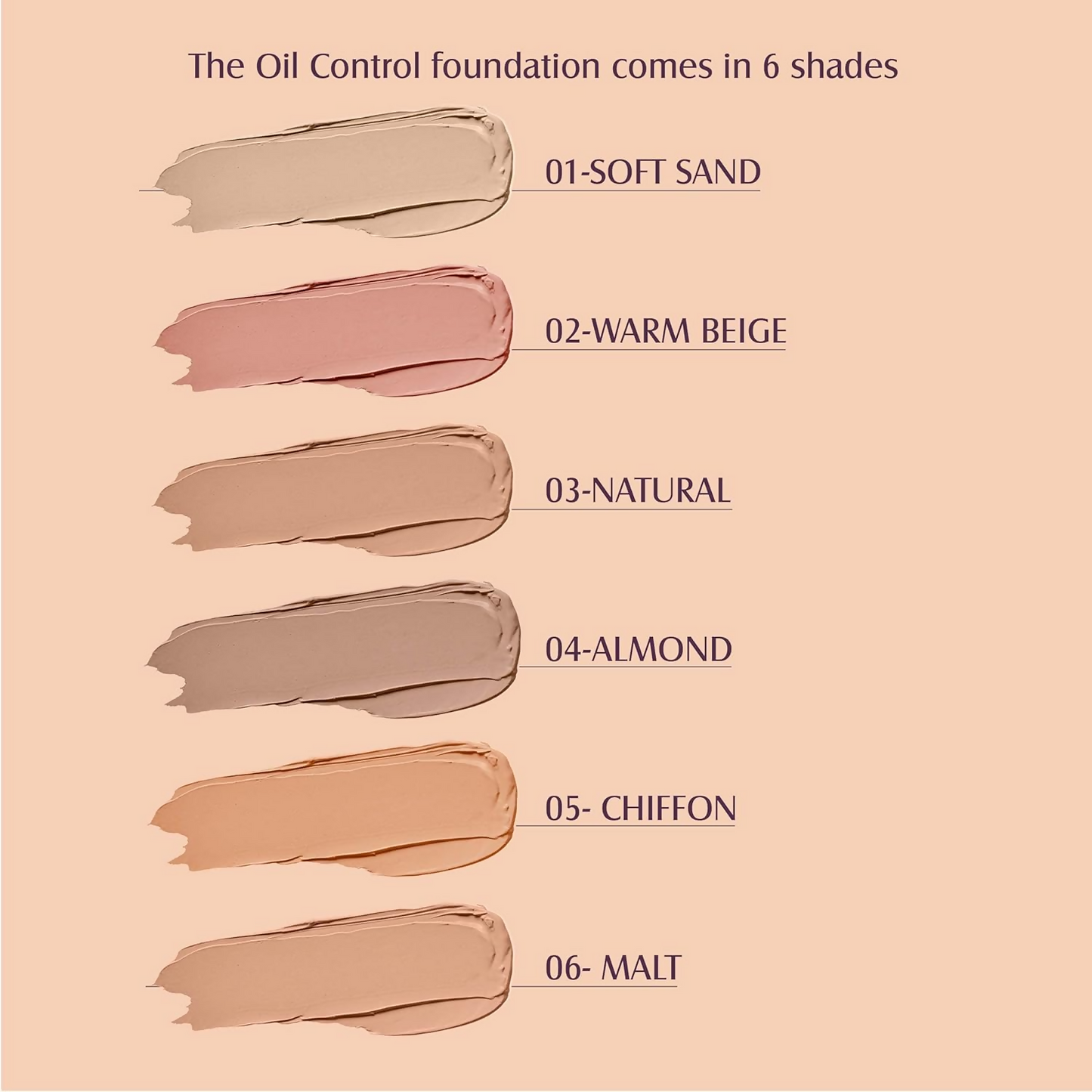 Glam21 Oil Control Hydrating Foundation - 01 Soft Sand