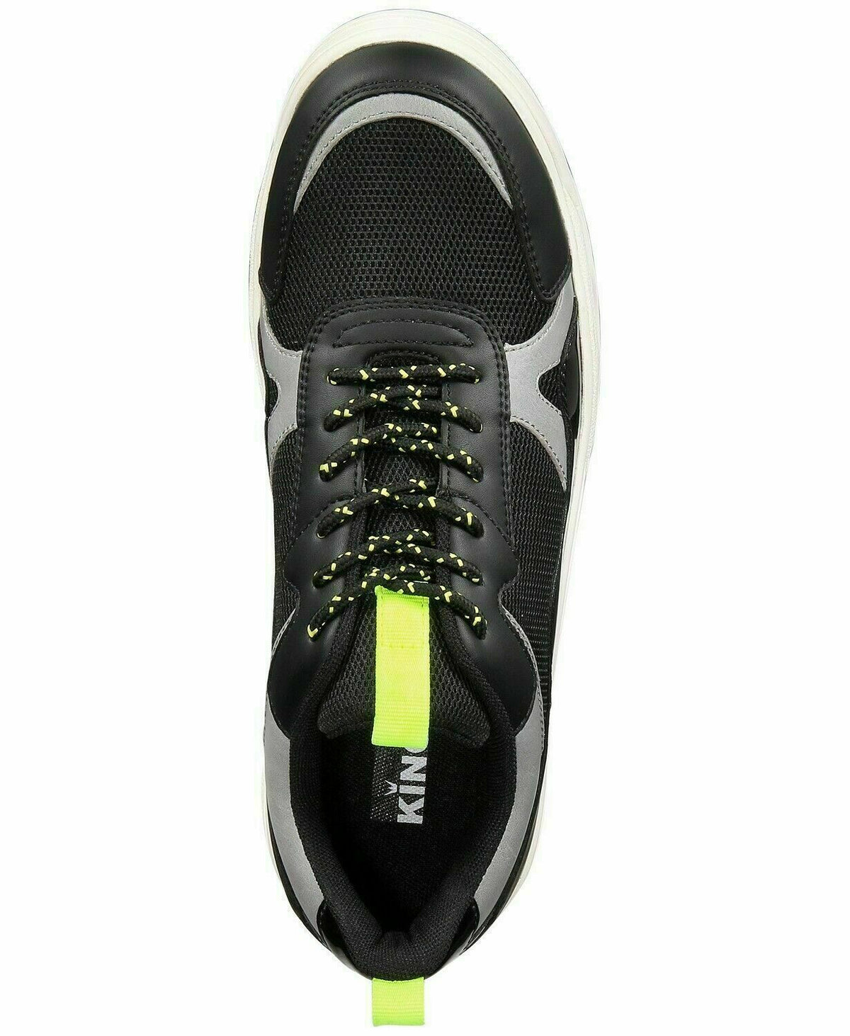 Kingside Mens Size 12M Geoffrey Dad Sneaker Black Grey Neon