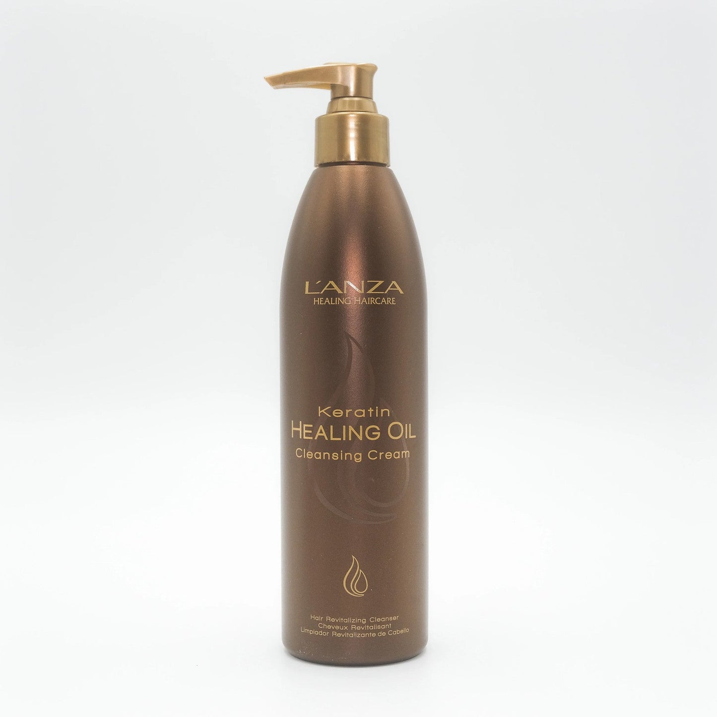 L Anza Keratin Healing Oil Cleansing Cream Hair Revitalizing Shampoo 10.1 Fl oz