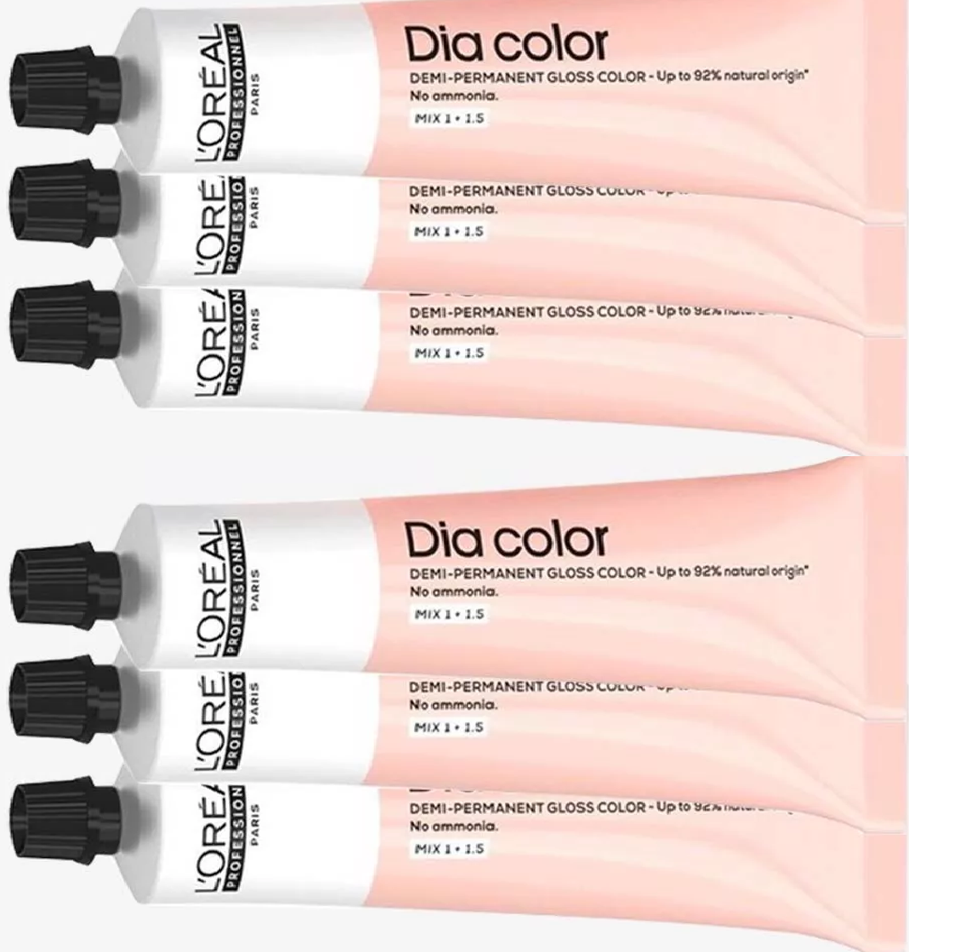 L'Oréal Professionnel Dia Color Ammonia-Free Demi-Permanent Gloss Hair Color 7.8 (7M) Blonde Mocha 2 oz