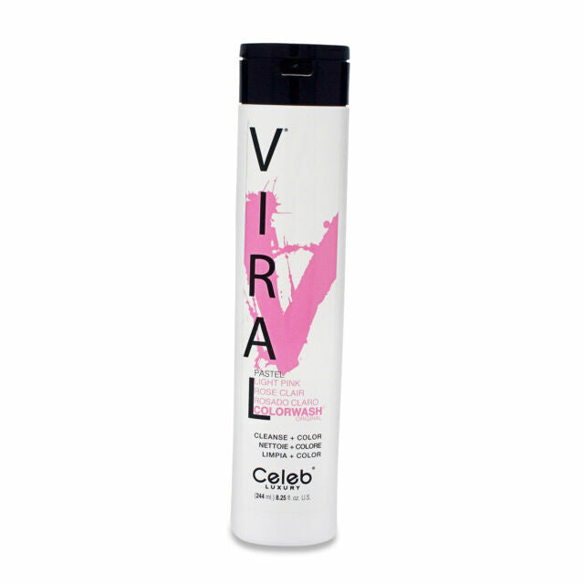 Celeb Luxury Viral Light Pink Color Wash Shampoo 8.25 oz