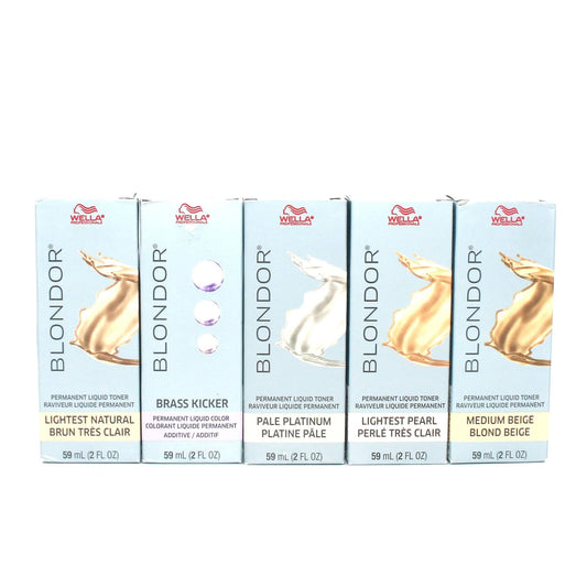 Wella Pro Blondor Permanent Liquid Toner Lighest Natural  03.     2oz
