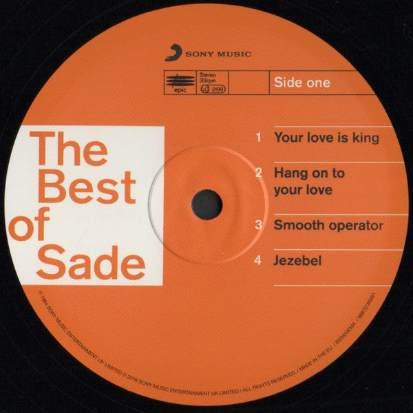 The Best Of Sade | Mint (M) Mint (M)