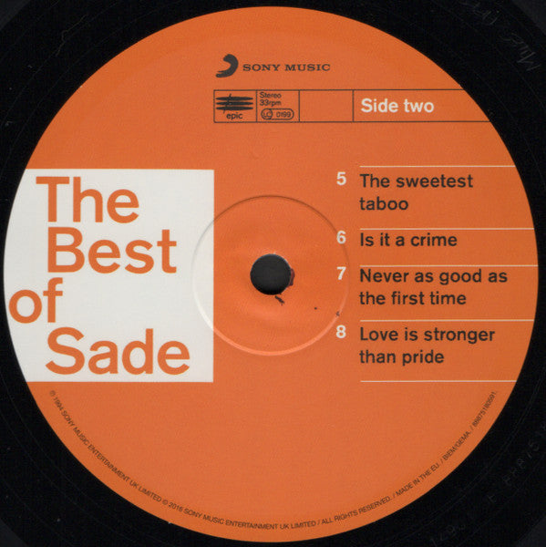 The Best Of Sade | Mint (M) Mint (M)