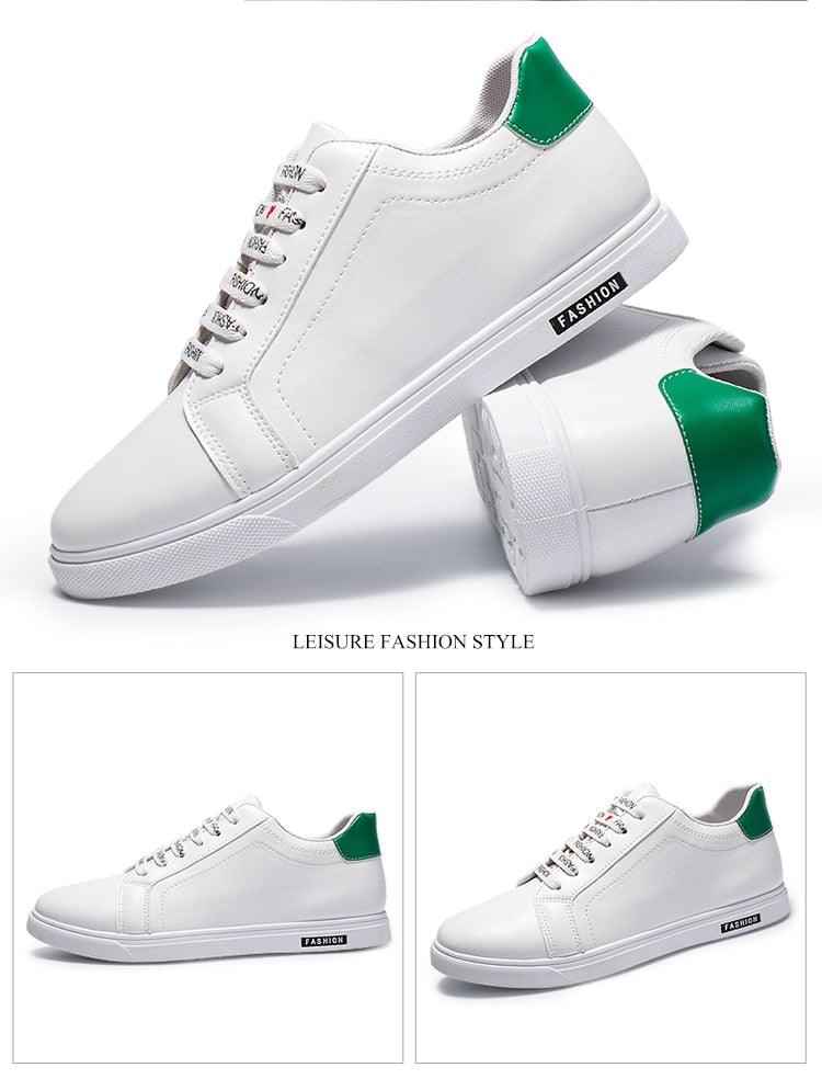 Casual Leather Mens Sneakers Fashion Flat Outdoor Sneakers Classic Sports
