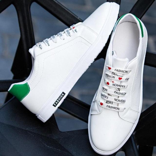 Casual Leather Mens Sneakers Fashion Flat Outdoor Sneakers Classic Sports