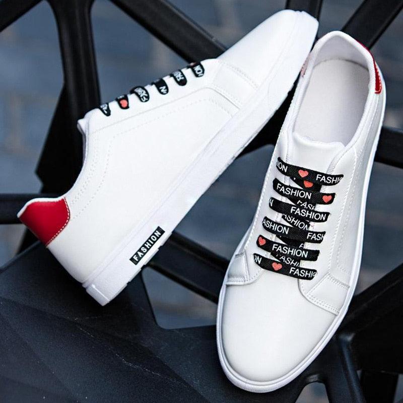 Casual Leather Mens Sneakers Fashion Flat Outdoor Sneakers Classic Sports