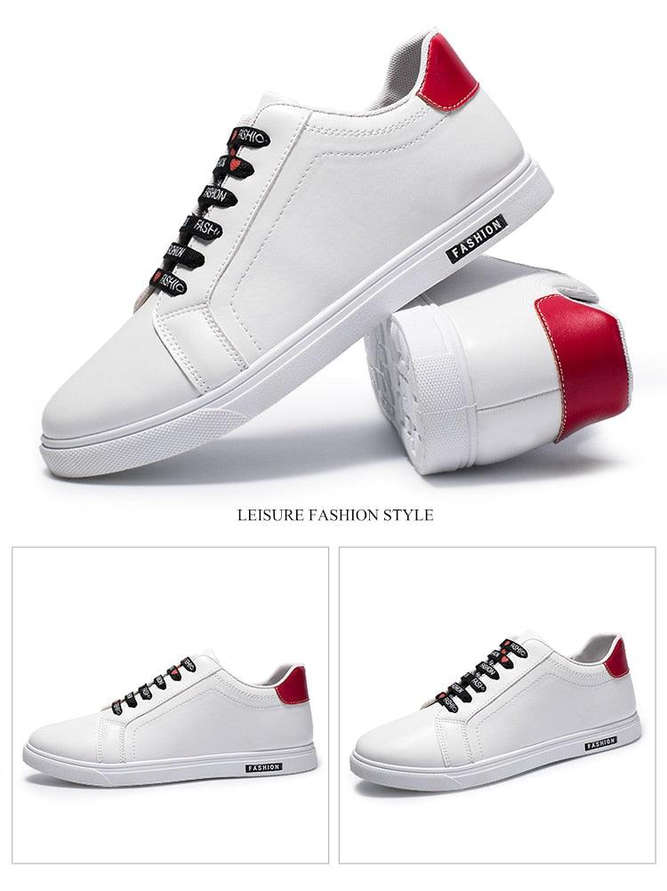 Casual Leather Mens Sneakers Fashion Flat Outdoor Sneakers Classic Sports