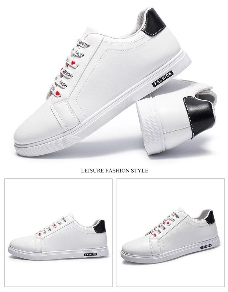 Casual Leather Mens Sneakers Fashion Flat Outdoor Sneakers Classic Sports