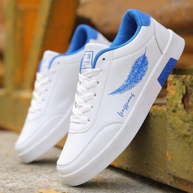 Casual Leather Mens Sneakers Fashion Flat Outdoor Sneakers Classic Sports