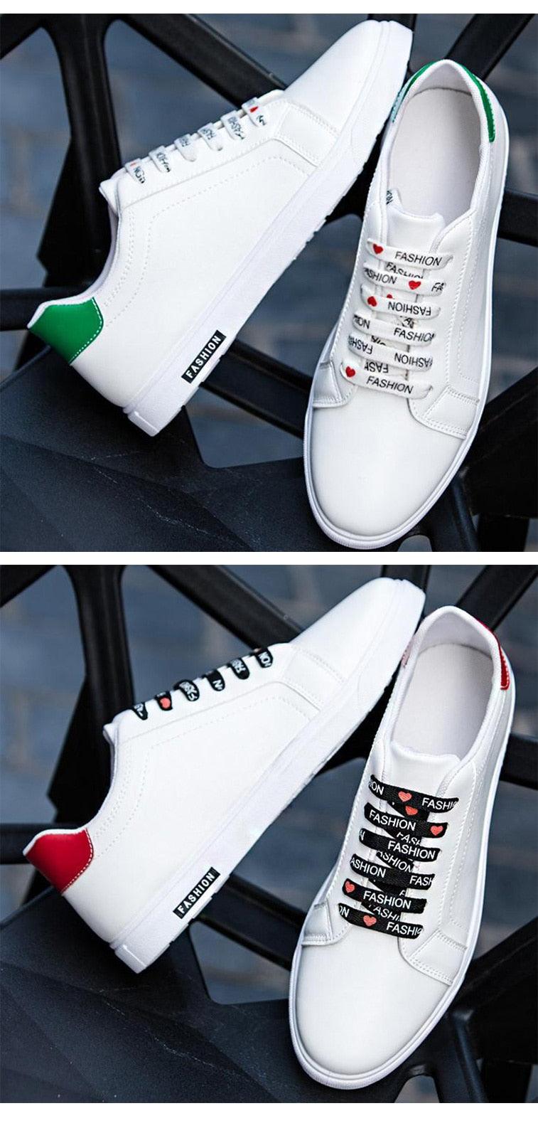 Casual Leather Mens Sneakers Fashion Flat Outdoor Sneakers Classic Sports