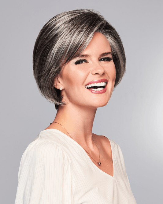 Sheer Elegance Wig Chin Length Bob Lace Front Textured Layersby Eva Gabor Wigs GL 44/51