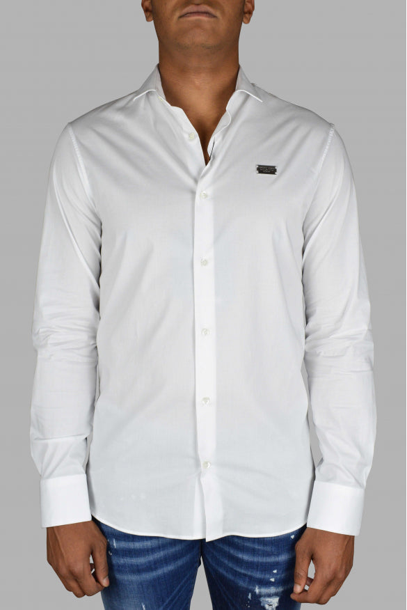Philipp Plein Men Diamond Cut Ls Iconic Shirt