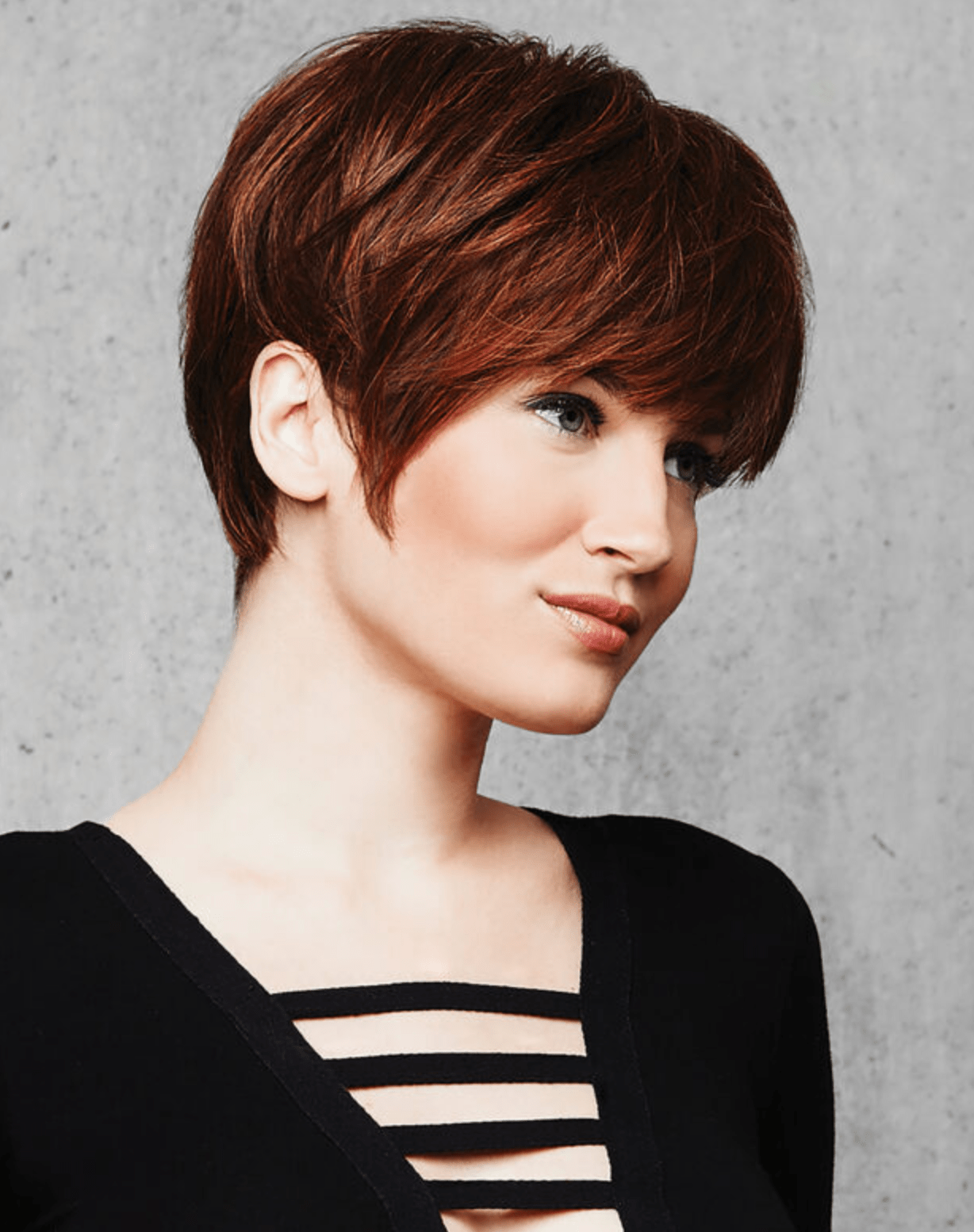 Short Textured Pixie Cut Wig Color R11S+ Glazed Mocha - Hairdo Wigs 5 Length Boy Cut Tapered Layers Bangs TRU2LIFE Heat Friendly Synthetic