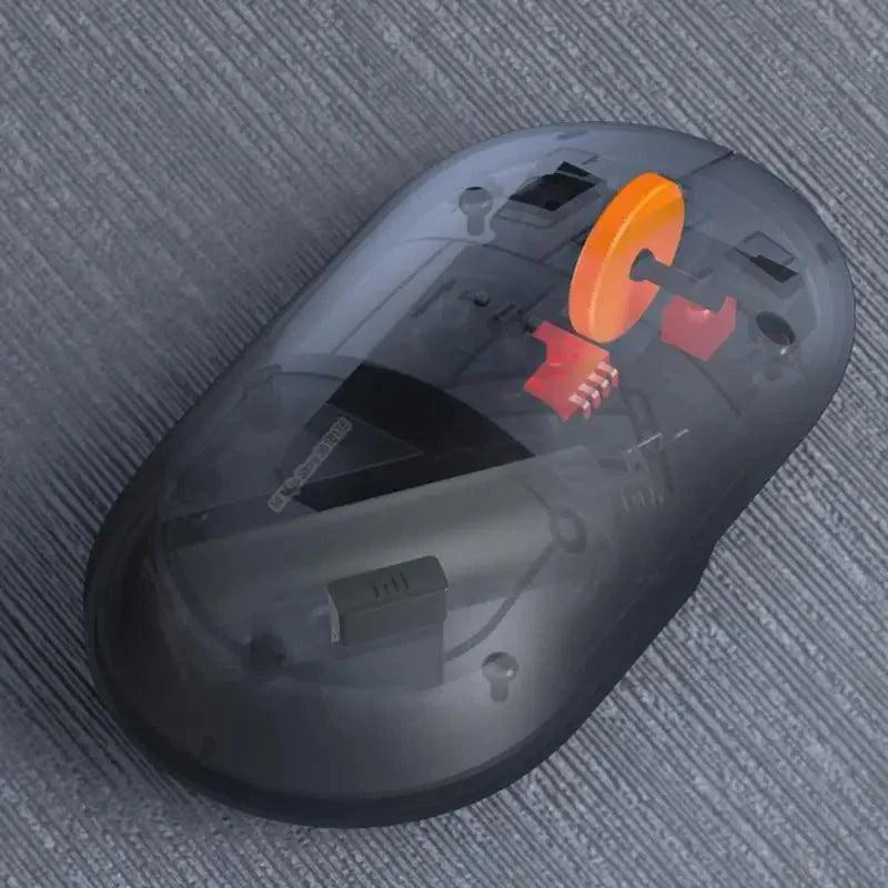 Simple Modern White/Black Wireless Bluetooth USB Connection Optical Mouse For Laptop PC Portable Slim Rechargeable Mouse Computer Mouse