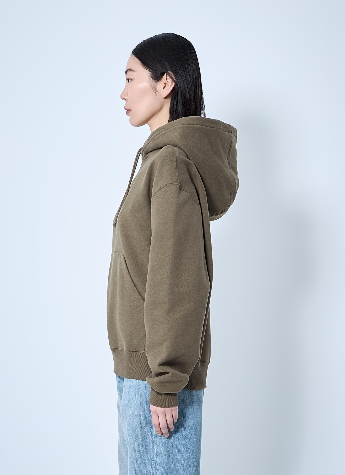 Saint Laurent Women Hooded Logo Motif Sweatshirt