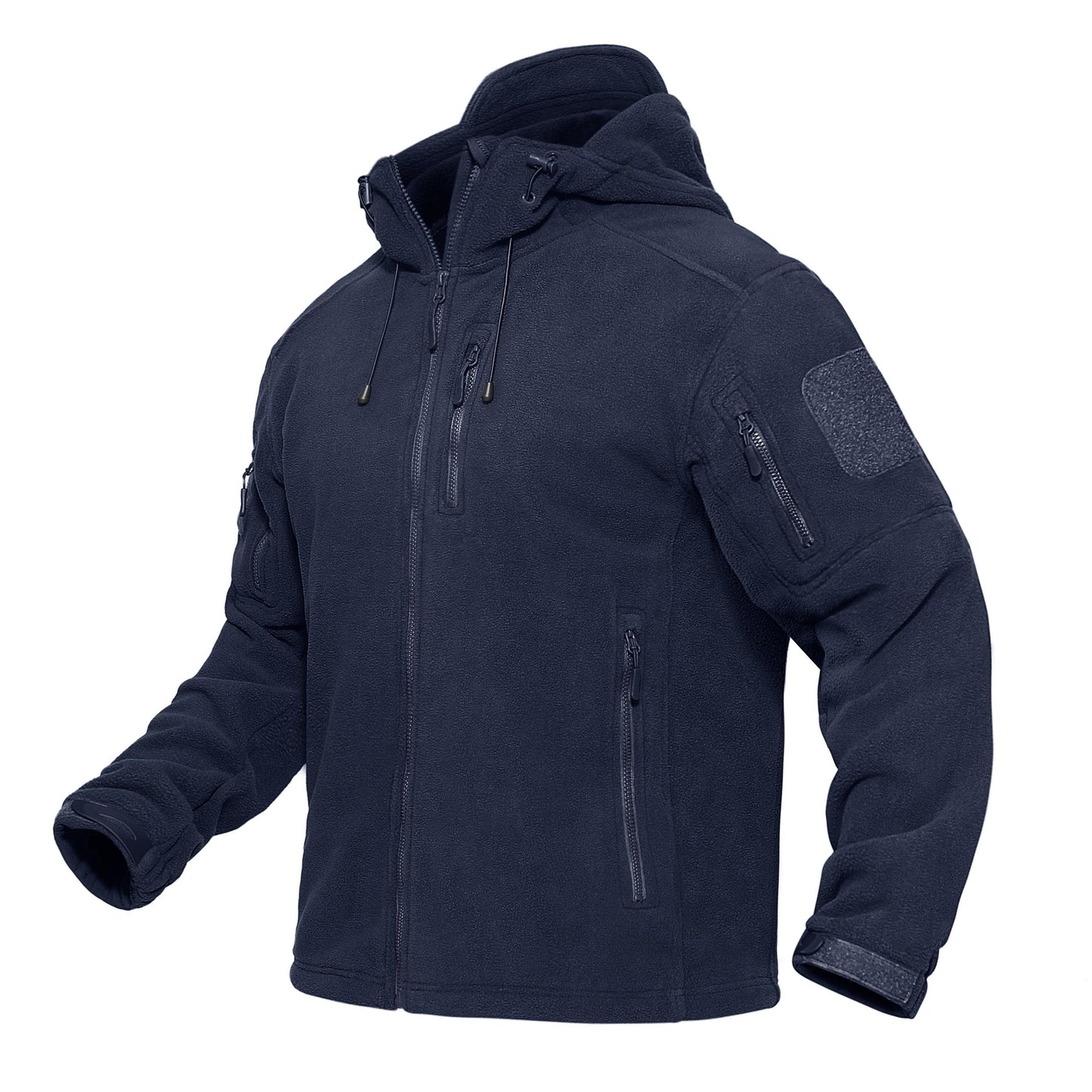 Fleece Jacket With Hood Mens Tactical
