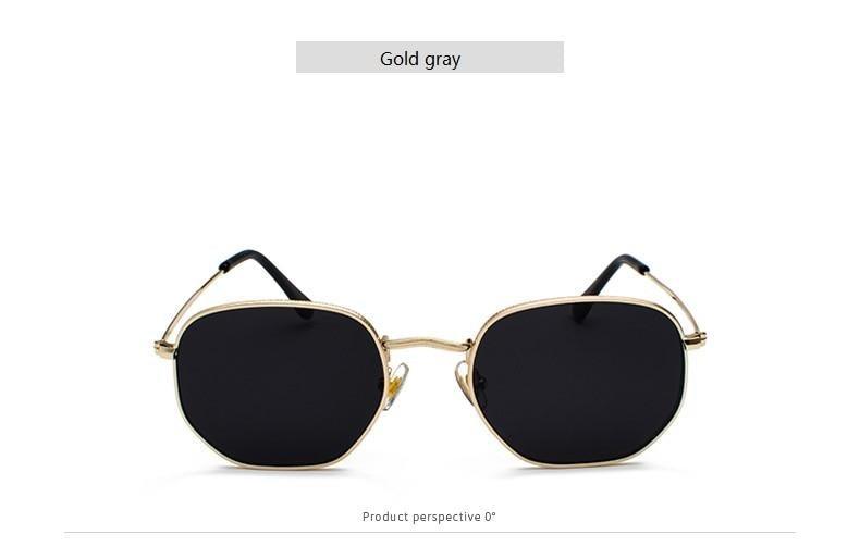 Stylish Small Round Polarized Sunglasses for Men Women Sunglasses For Hexagon Shape Sunglasses New Women Sunglasses In Metal Colorful Frame Glasses Eyewear For Men Women