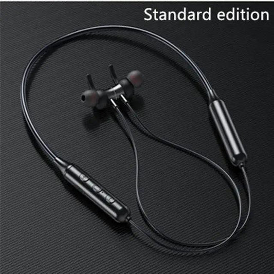 Stylish  Wireless Bluetooth Earphones Magnetic Sports Running Headset IPX5 Waterproof  Noise Cancelling Stereo Magnetic Earphones With Mic For Workout Running Gym