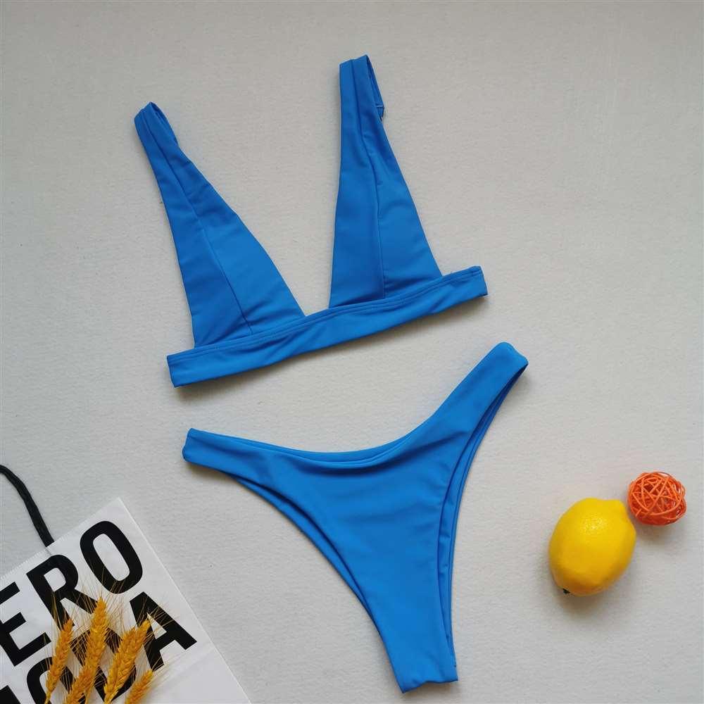 Summer Bikini Stylish Swimwear Women Halter Push Up Bikini