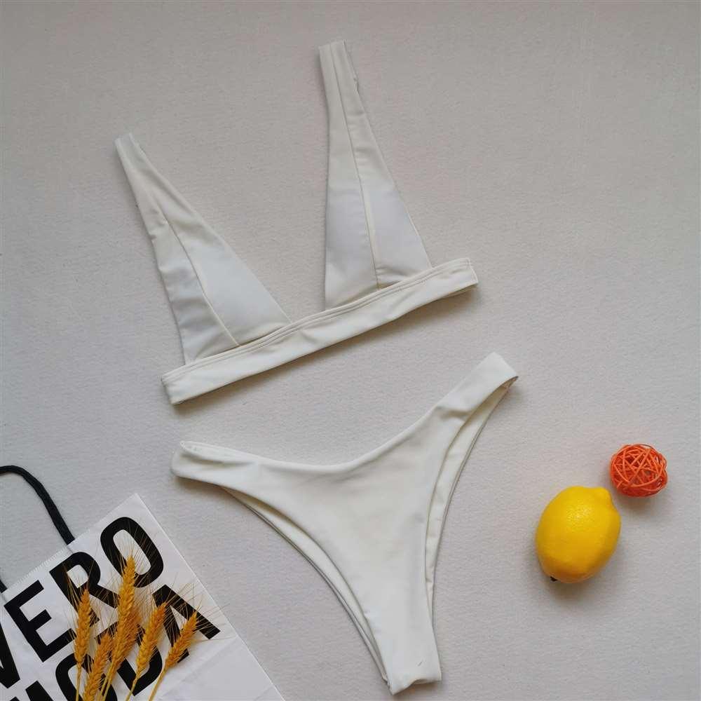 Summer Bikini Stylish Swimwear Women Halter Push Up Bikini