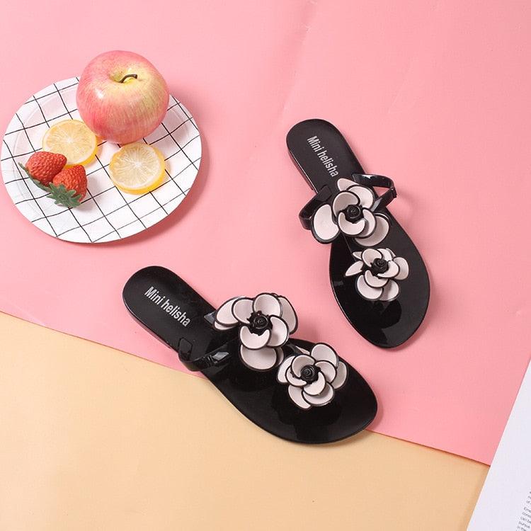 Summer Flowers Flip Flops