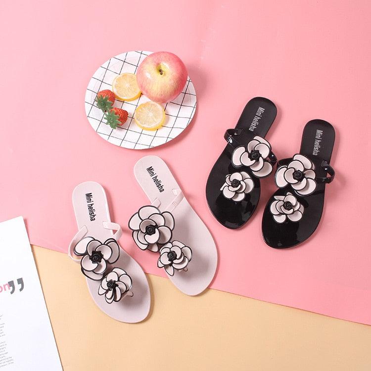 Summer Flowers Flip Flops