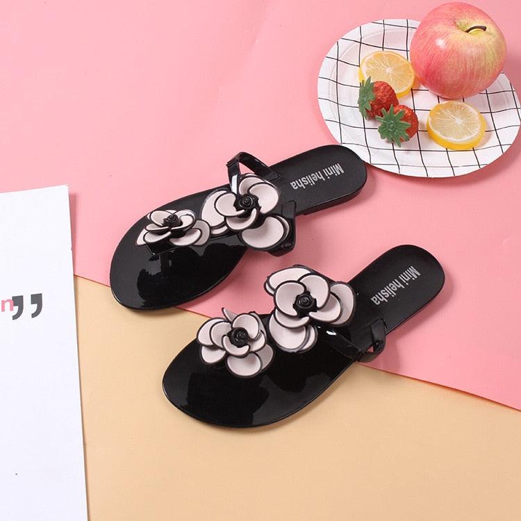 Summer Flowers Flip Flops
