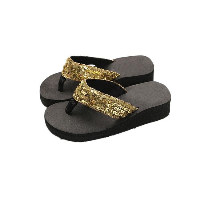 Summer Women Flip Flops Casual Sequins