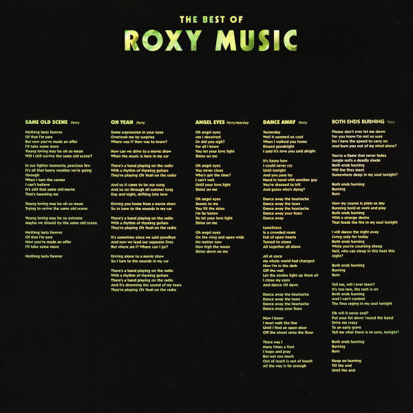 The Best Of Roxy Music | Mint (M) Mint (M)