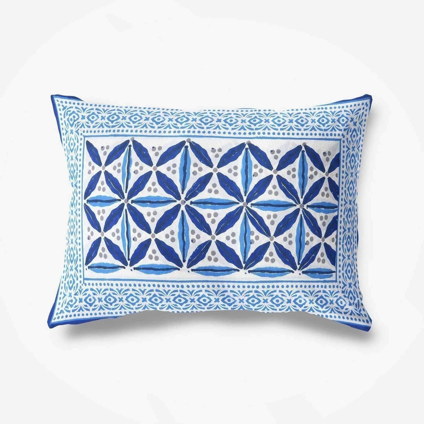 Premium Hand Printed Rajasthani Traditional Double/Queen Bedsheet with 2 Pillow Covers