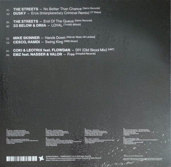 Fabric Presents The Streets (2xVINYL) | Mint (M) Mint (M)