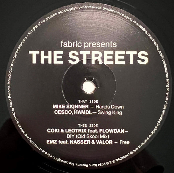 Fabric Presents The Streets (2xVINYL) | Mint (M) Mint (M)