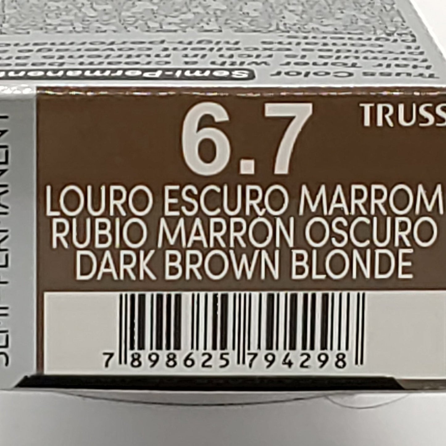 Truss Semi Permanent 6.7 Dark Blonde Marrom