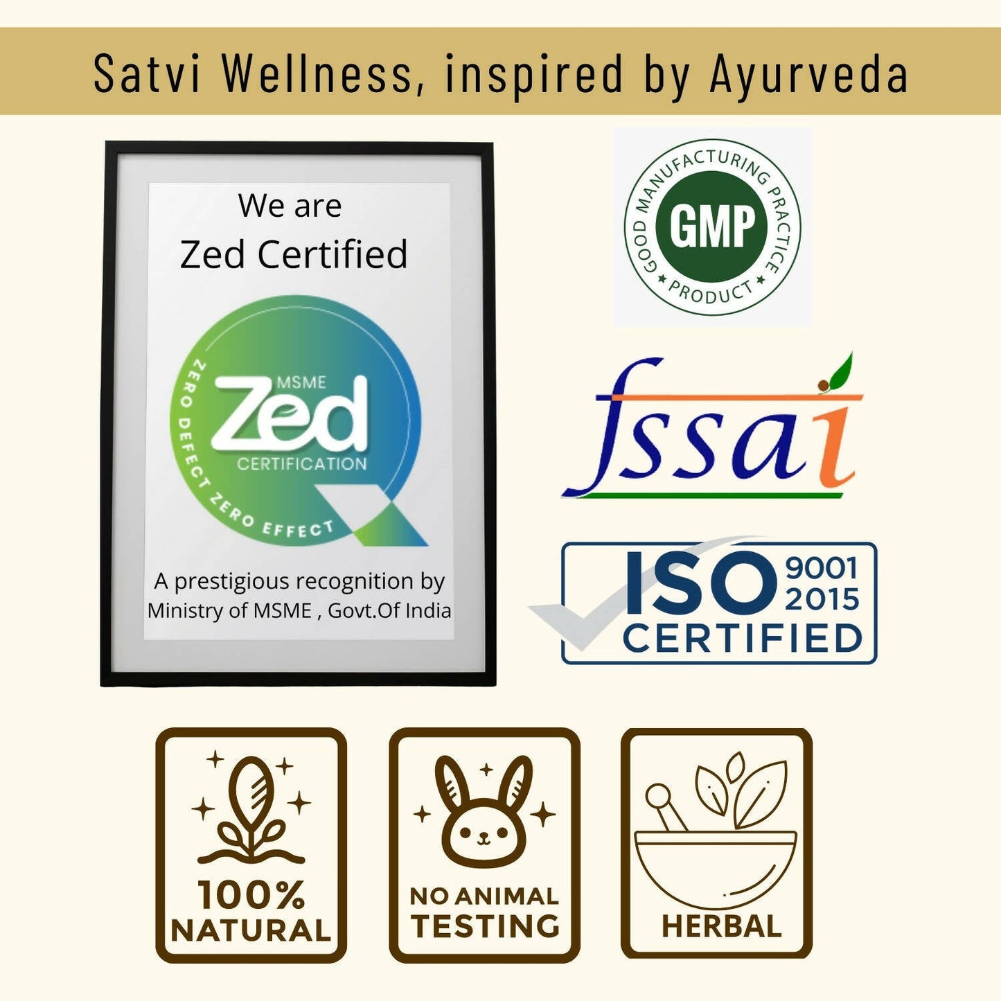 Satvi Wellness Thriphala Drink - Triphala with Cinnamon and Dry Ginger