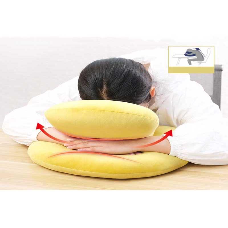 U-Shaped Desk Nap Pillow Neck Supporter Seat Cushion Headrest Travel Airplane Nap Pad  with Arm Rest Travel Pillow for Neck and Head  Comfort for Airplane Car and Desk Memory Foam Neck Pillow, Travel Pillow for Airplanes Car Camping Office School