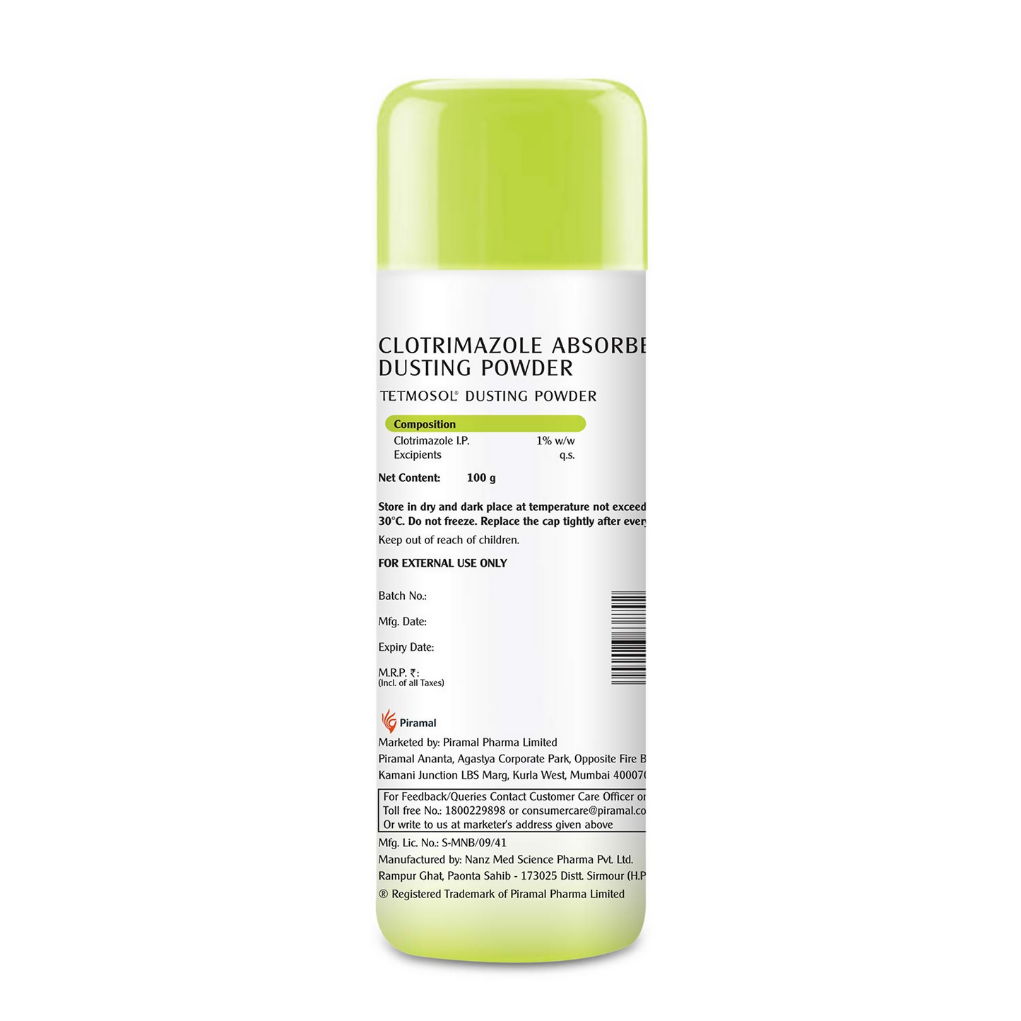 Tetmosol Dusting Powder
