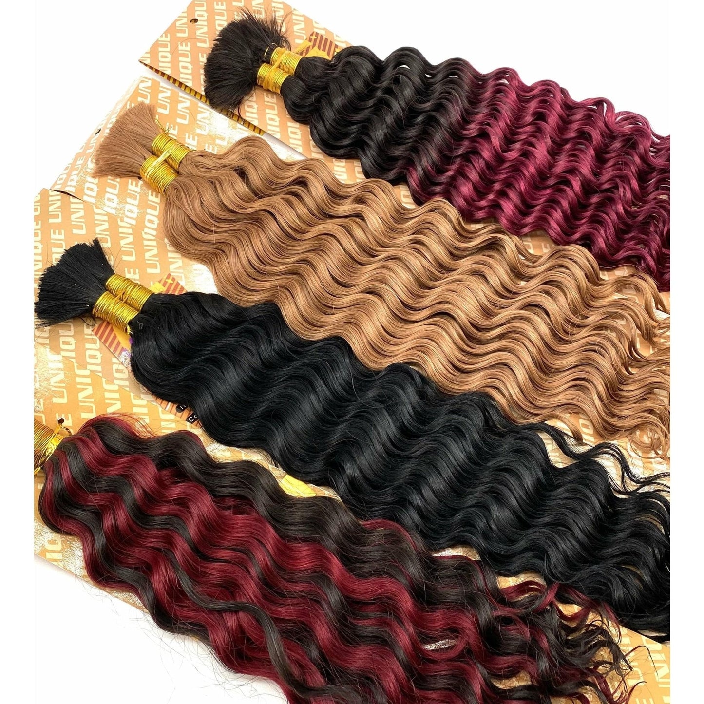 Unique's Human Hair New Deep Bulk 18''