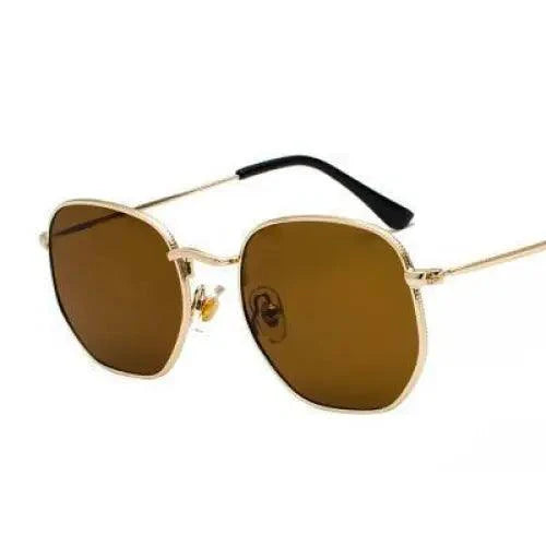 Unisex Luxury Summer Square Men Sunglasses UV400 Sun Glasses Women Metal Frame Glasses Ladies Eyewear